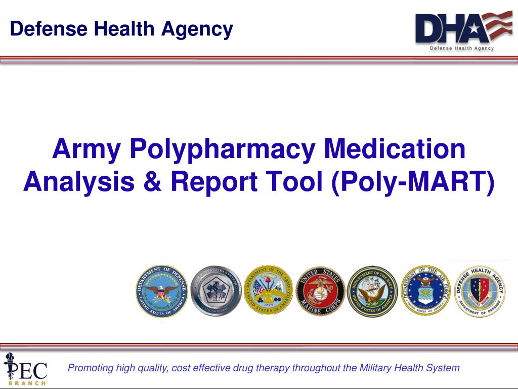 Polypharmacy Tools PPT - Army Polypharmacy Medication Analysis & Report Tool (Poly-MART ...