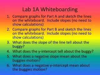 Lab 1A Whiteboarding