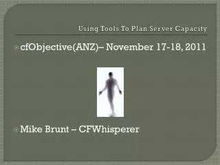 Using Tools To Plan Server Capacity