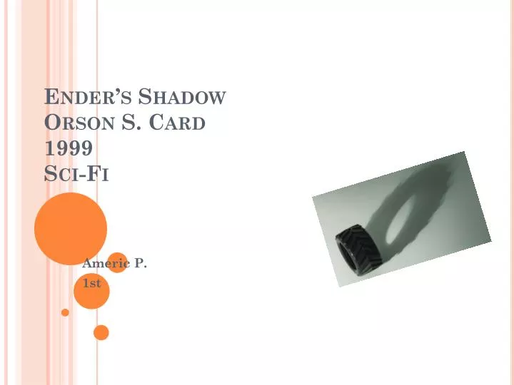 ender s shadow orson s card 1999 sci fi