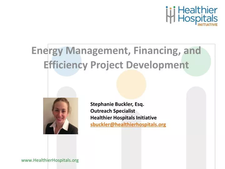 energy management financing and efficiency project development