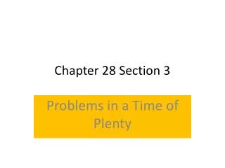 chapter 28 section 3