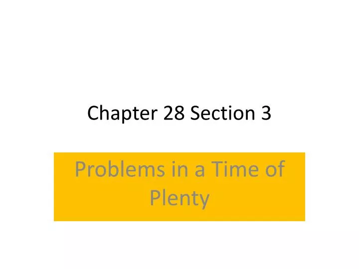 chapter 28 section 3