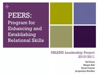 URLEND Leadership Project 2010/2011