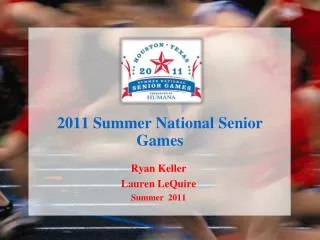 2011 Summer National Senior Games