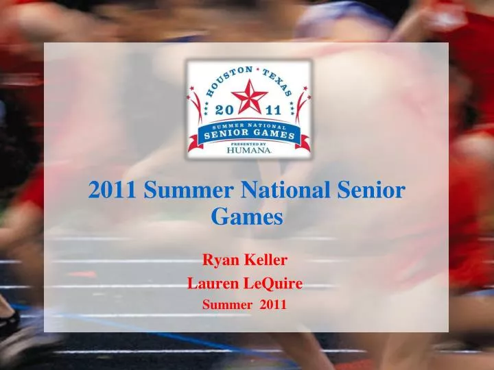 2011 summer national senior games