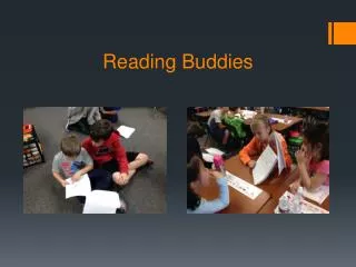 Reading Buddies