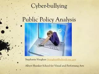Cyber-bullying Public Policy Analysis