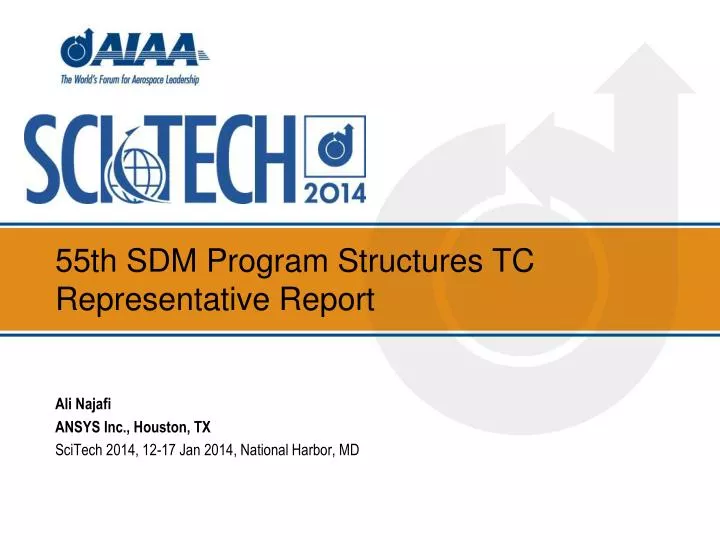 55th sdm program structures tc representative report