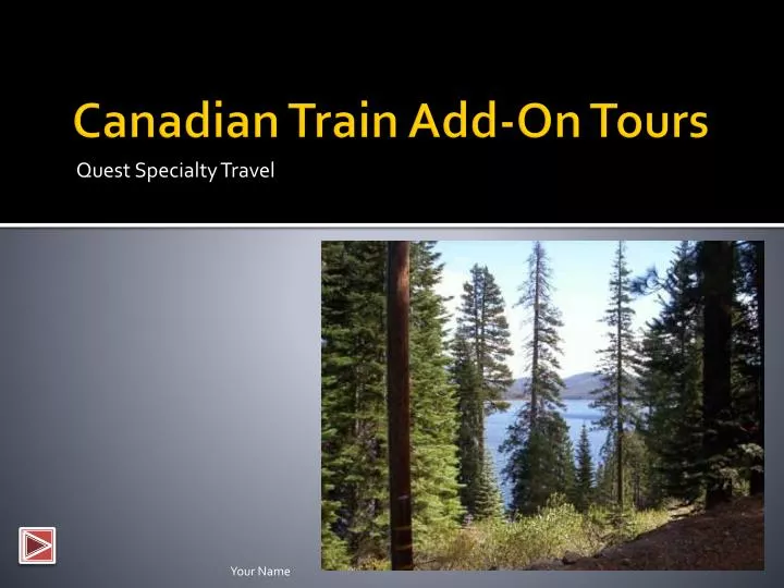 canadian train add on tours