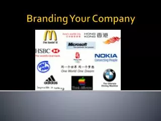 Branding Your Company