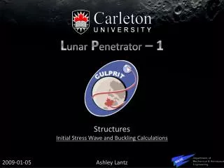 Structures Initial Stress Wave and Buckling Calculations