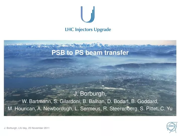 psb to ps beam transfer