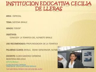 institucion educativa cecilia de lleras