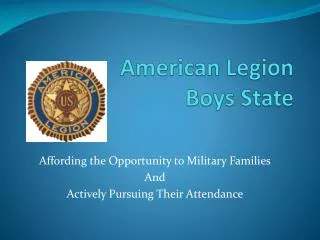 American Legion Boys State