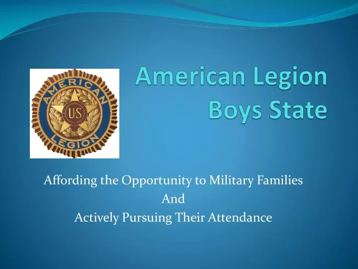 american legion boys state