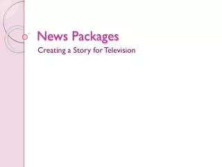 News Packages