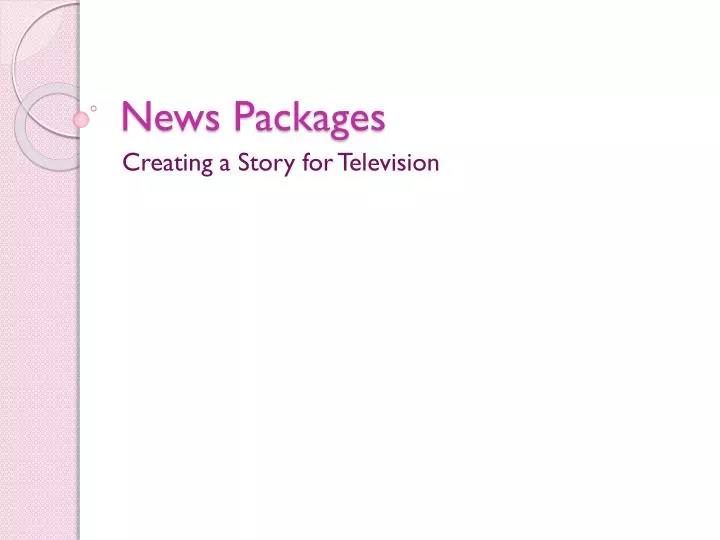 news packages