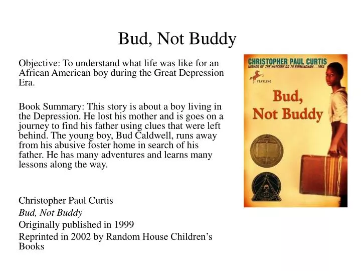 bud not buddy