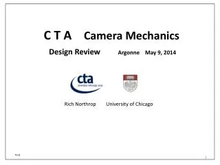 C T A Camera Mechanics