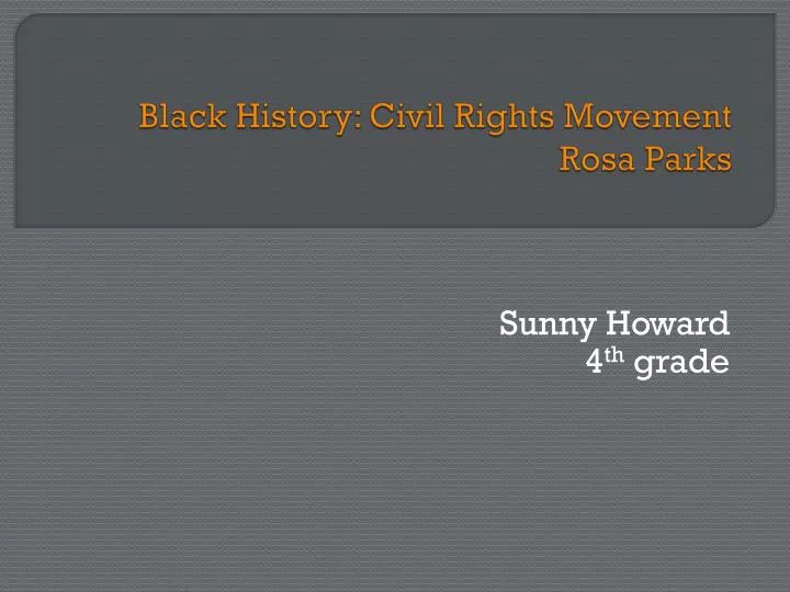 black history civil rights movement rosa parks