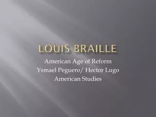 Louis braille