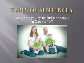 Types of Sentences