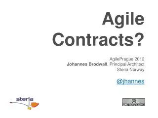 Agile Contracts ?