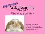Active Learning - slide 1