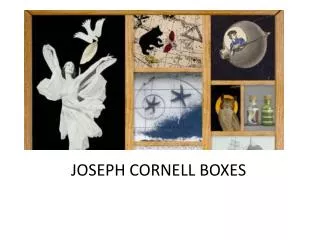 JOSEPH CORNELL BOXES