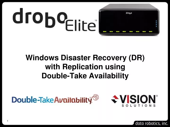 windows disaster recovery dr with replication using double take availability