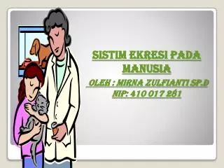 sistim ekresi pada manusia oleh mirna zulfianti sp d nip 410 017 281