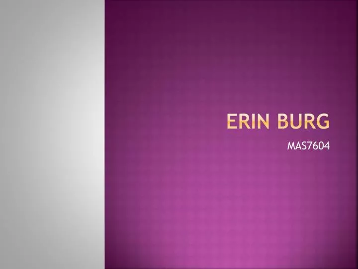 erin burg