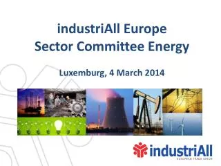 industriAll Europe Sector Committee Energy Luxemburg, 4 March 2014