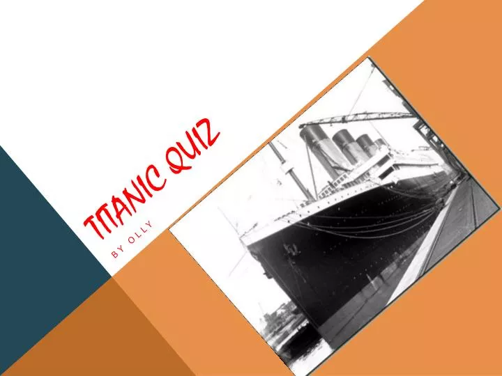 titanic quiz