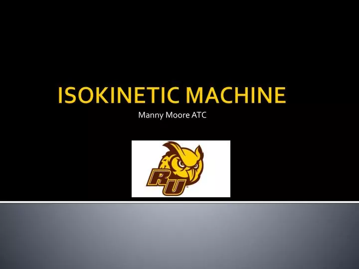 isokinetic machine