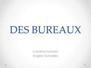des bureaux