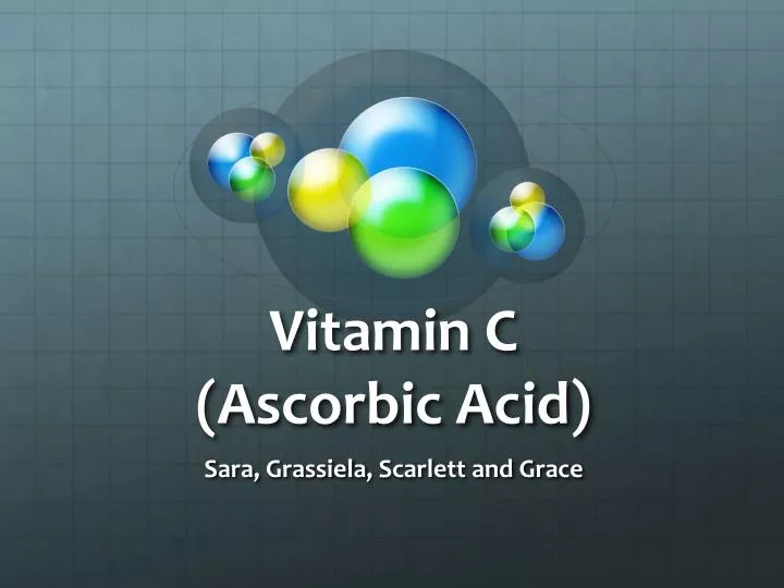 vitamin c ascorbic acid