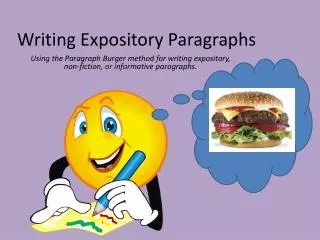 Writing Expository Paragraphs