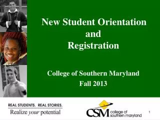 New Student Orientation and Registration