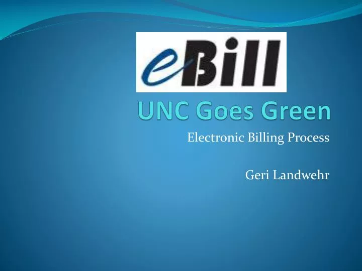 unc goes green