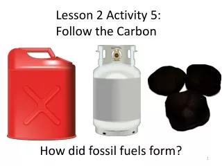 How did fossil fuels form?