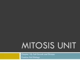 Mitosis Unit