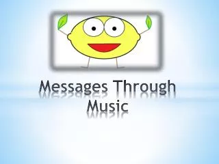 Messages Through Music