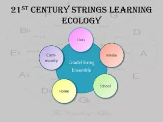 21 st Century Strings Learning Ecology