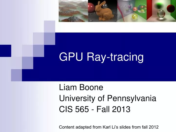 gpu ray tracing