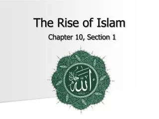 The Rise of Islam