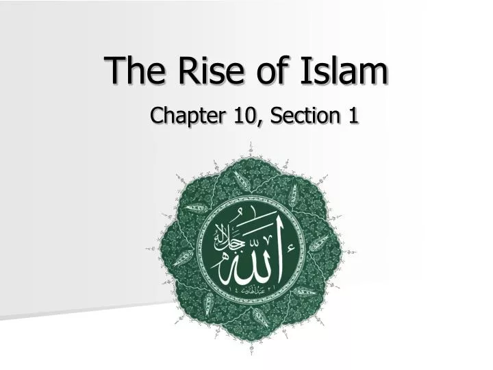 the rise of islam