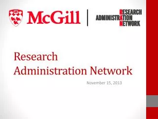 Research Administration Network