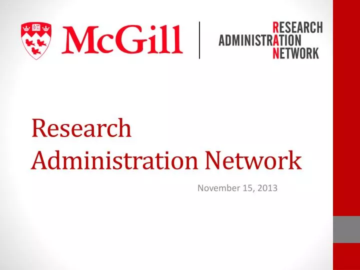 research administration network
